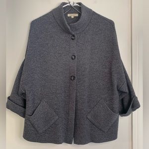 COCOGIO Grey Sweater Made in Italy Size Medium